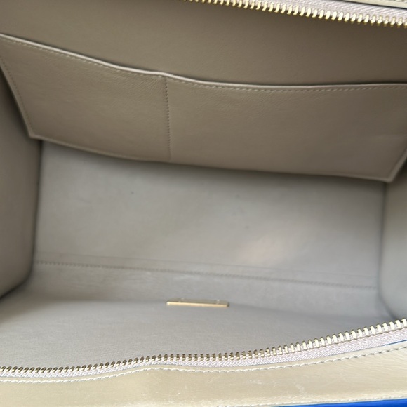 AUTHENTIC Celine Trapeze bicolor. - Picture 6 of 15